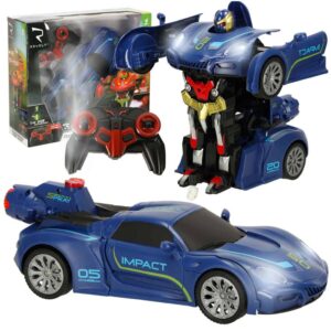 Transformer Revolt TRANSFORMING ROBOT RACER niebie