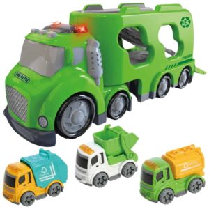 WOOPIE Zielona Laweta City Truck Efekty Dźwiękowe i Świetlne