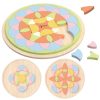 CLASSIC WORLD Pastelowa Mandala Układanka Montessori Mozaika Kwiaty