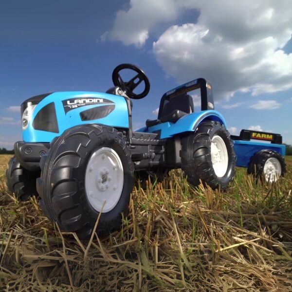 FALK-Traktor-Landini-Niebieski-na-Pedaly-z-Przyczepka-od-3-Lat-6 FALK-Traktor-Landini-Niebieski-na-Pedaly-z-Przyczepka-od-3-Lat-6