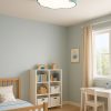 Lampa-LED-sufitowa-plafon-do-pokoju-dzieciecego-sciemniana-LUMELA-pilot-chmurka-niebieska-2