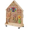 MASTERKIDZ-Drewniana-Tablica-STEM-Wolnostojaca-XXL-w-Ksztalcie-Domu-Akcesoria-7