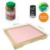 MASTERKIDZ-Panel-Swietlny-LED-Zmiana-kolorow-Pilotem-Klocki-Montessori-Mozaika-140-el-4