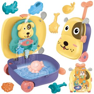 WOOPIE Zestaw do Piasku 3w1 Walizka Piesek + Zabawka Wodna - 3 szt.