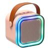 Zestaw-do-karaoke-mikrofon-glosnik-przenosny-BLUETOOTH-USB-LED-rozowy-3