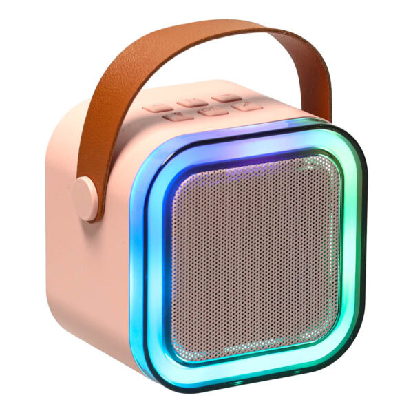 Zestaw-do-karaoke-mikrofon-glosnik-przenosny-BLUETOOTH-USB-LED-rozowy-3 Zestaw-do-karaoke-mikrofon-glosnik-przenosny-BLUETOOTH-USB-LED-rozowy-3
