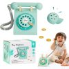 CLASSIC WORLD Klasyczny Drewniany Telefon dla Dzieci 4 el.