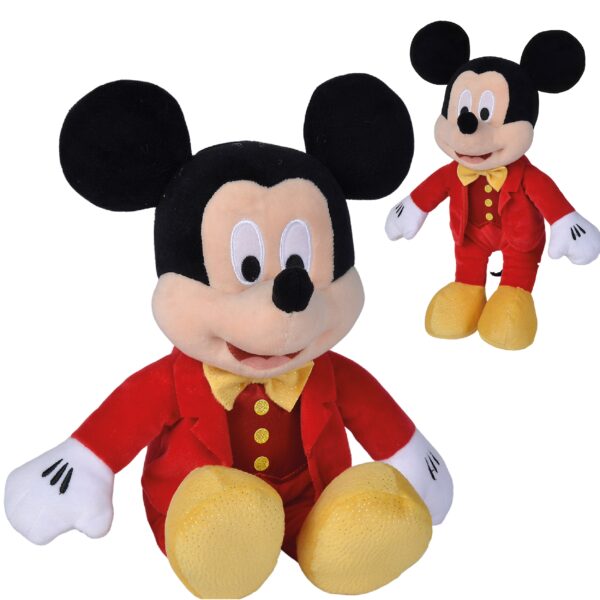 SIMBA DISNEY Maskotka Myszka Mickey w połyskującym czerwonym smokingu 25cm SIMBA DISNEY Maskotka Myszka Mickey w połyskującym czerwonym smokingu 25cm