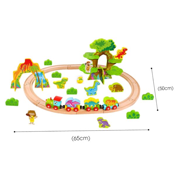 TOOKY-TOY-Drewniana-Magnetyczna-Kolejka-Dinozaury-Figurki-8 TOOKY-TOY-Drewniana-Magnetyczna-Kolejka-Dinozaury-Figurki-8