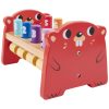 TOOKY TOY Wbijak Przebijak Drewniany Kolorowy