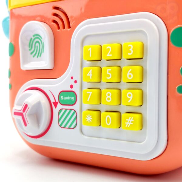 WOOPIE-Elektroniczna-Skarbonka-Sejf-Bankomat-na-Pin-Kod-Dostepu-Krab-Plecak-Pomaranczowy-5 WOOPIE-Elektroniczna-Skarbonka-Sejf-Bankomat-na-Pin-Kod-Dostepu-Krab-Plecak-Pomaranczowy-5