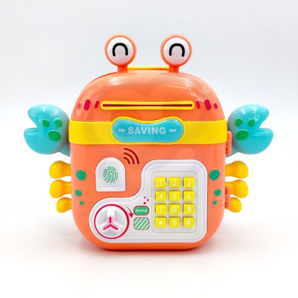 WOOPIE-Elektroniczna-Skarbonka-Sejf-Bankomat-na-Pin-Kod-Dostepu-Krab-Plecak-Pomaranczowy-7 WOOPIE-Elektroniczna-Skarbonka-Sejf-Bankomat-na-Pin-Kod-Dostepu-Krab-Plecak-Pomaranczowy-7