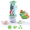 WOOPIE GREEN Zestaw z Wiaderkiem i Kołowrotkiem 4 el. BIODEGRADOWALNY ORGANICZNY MATERIAŁ