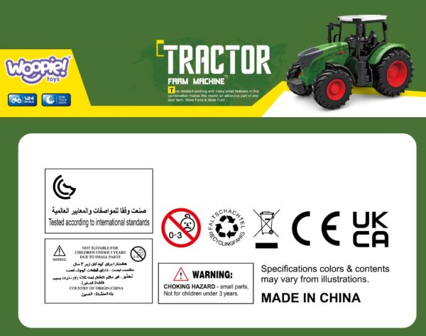 WOOPIE-Traktor-Ciagnik-Gumowe-Kola-Zielony-8 WOOPIE-Traktor-Ciagnik-Gumowe-Kola-Zielony-8