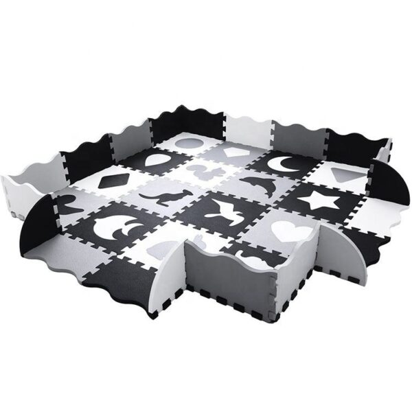 Woopie Baby Mata Piankowa Kontrastowa ze Zwierzętami Puzzle Kojec Woopie Baby Mata Piankowa Kontrastowa ze Zwierzętami Puzzle Kojec