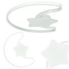 Lampa LED sufitowa plafon do pokoju dziecięcego ściemniana LUMELA + pilot księżyc biała