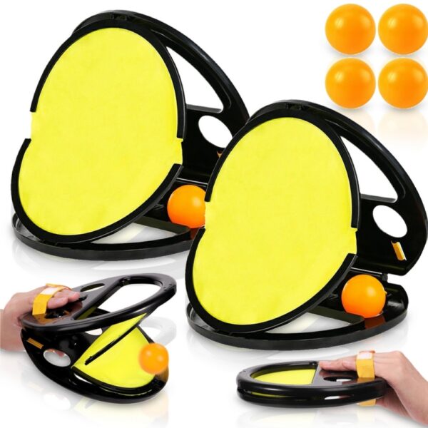 WOOPIE Catch Ball Gra Zręcznościowa Rzucaj Łap Dla Dwojga 2x Paletki+ 4 Piłki WOOPIE Catch Ball Gra Zręcznościowa Rzucaj Łap Dla Dwojga 2x Paletki+ 4 Piłki