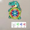 WOOPIE-Gra-Zrecznosciowa-w-Rzutki-na-Rzepy-Zestaw-2w1-Tarcza-Wyrzutnia-Luk-Dino-2