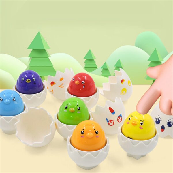 WOOPIE-Ukladanka-Sorter-Montessori-Dopasuj-Ksztalty-Wesole-Kurczaczki-Jajka-6szt-2 WOOPIE-Ukladanka-Sorter-Montessori-Dopasuj-Ksztalty-Wesole-Kurczaczki-Jajka-6szt-2