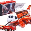 Transporter samolot + 3 auta straż pożarna