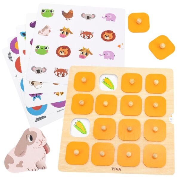 Viga Memory Gra Pamięciowa Zgadnij Obrazki 10 Kart Montessori Viga Memory Gra Pamięciowa Zgadnij Obrazki 10 Kart Montessori