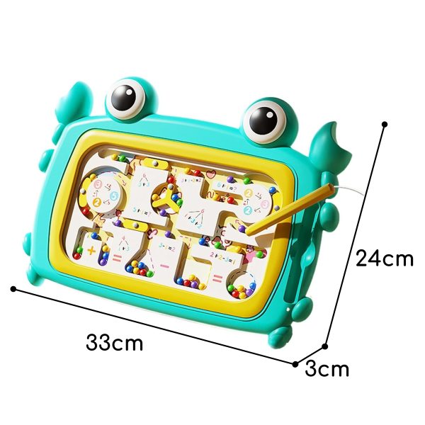 WOOPIE-Tablica-Magnetyczna-Montessori-Labirynt-Krab-Turkusowa-5 WOOPIE-Tablica-Magnetyczna-Montessori-Labirynt-Krab-Turkusowa-5