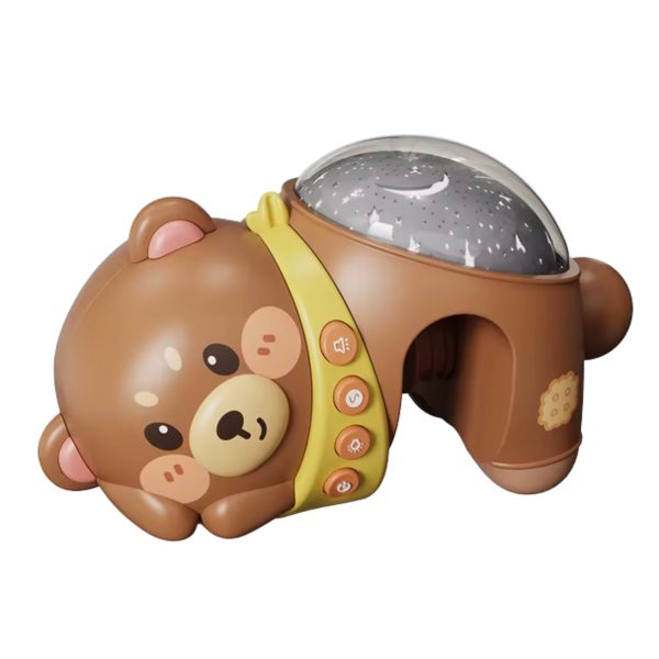 WOOPIE-BABY-Projektor-Gwiazd-Rzutnik-Lampka-Nocna-dla-Dzieci-Mis-2 Przytulna lampka nocna z motywem niedźwiadka, idealna do dziecięcego pokoju, z funkcją projekcji gwiazd i nieba, tworząca ciepłą i spokojną atmosferę na dobranoc.