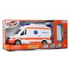 Ambulanska zabawka, pojazd medyczny, arka ratunkowa, samochód ratunkowy, prezent dla dzieci, zabawki edukacyjne, samochód do pchania, pojazd medyczny z światłem, realistyczna kopia, pojazd do nauki numerów alarmowych.